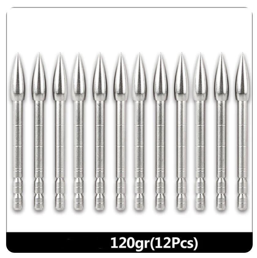 Target Point 2 AAP Archery Stainless Steel Target Points 4.2mm 100/120/150/200Grain ...