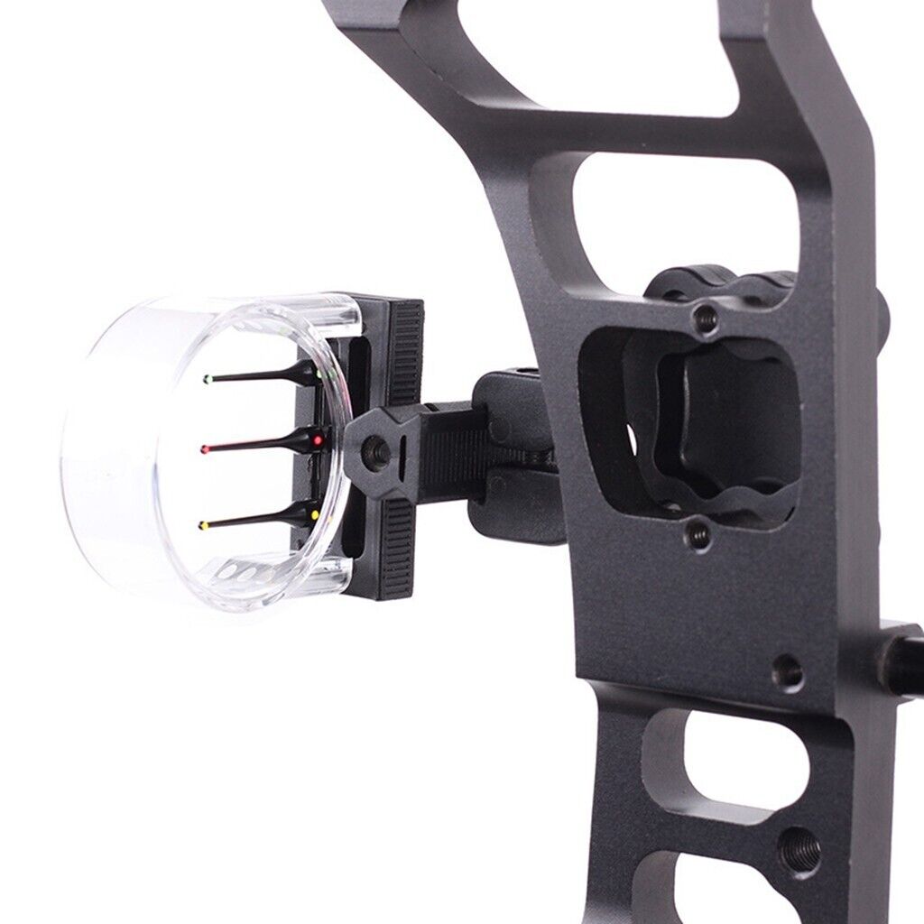 3 Pin Optical Archery Sight Compound Recurve Bow Hunting Sight ...