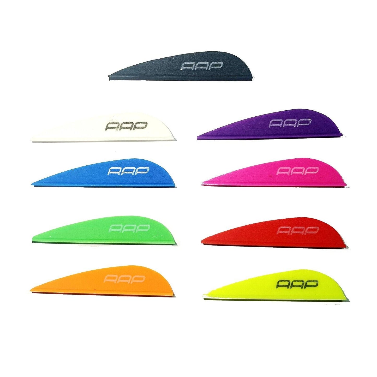 50pcs AAP  Archery 2" Parabolic Vanes for Target Hunting 3D Archery Arrows