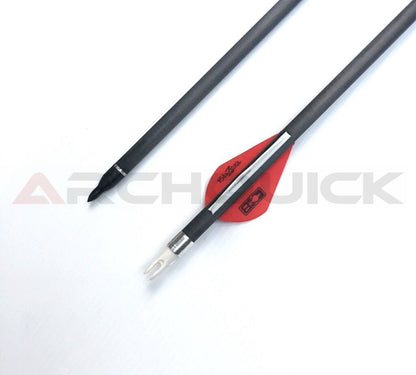 12 X 31.5" CARBON ARROWS 2" FLETCH Spine 340 COMPOUND OR RECURVE BOW TARGET