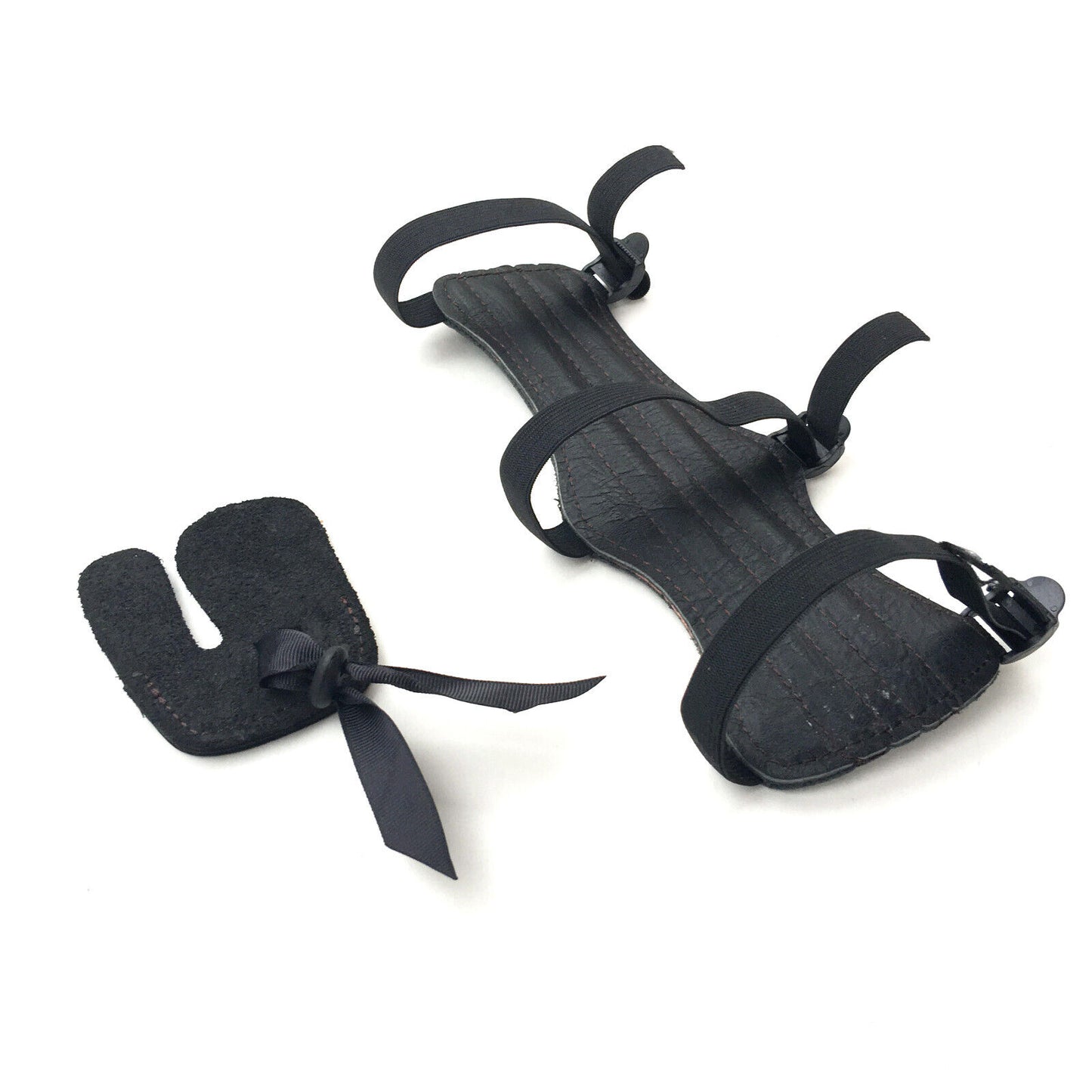 Archery Wrist Arm Guard Finger Tab Kit Compound Bow Recurve Bow Arm Protection